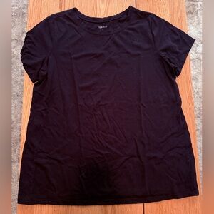 Torrid Classic Fit Black Crewneck T-Shirt – Size 1
